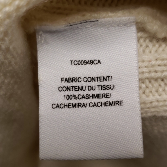 White cashmere sweater - Picture 5 of 8
